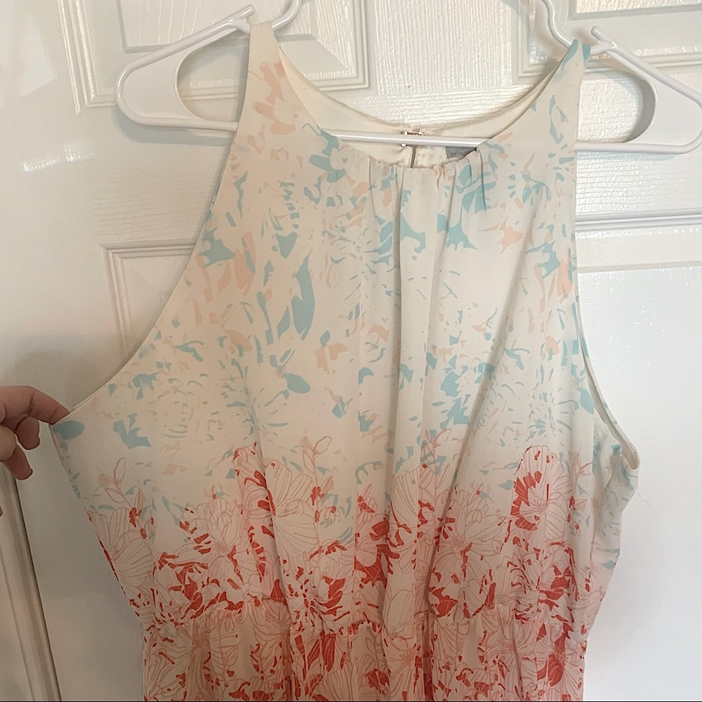 H&M Blue/Pink Maxi Dress